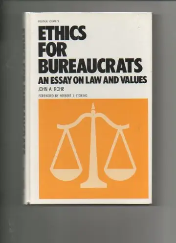 Cover of Ethics for bureaucrats