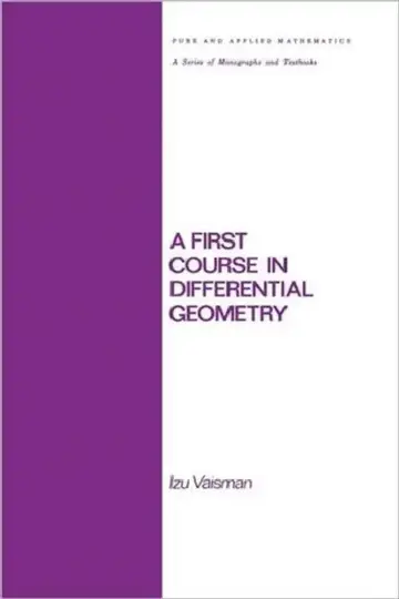 Cover of A First Course in Differential Geometry