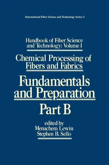 Cover of Handbook of Fiber Science and Technology, Part B