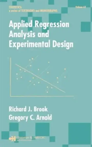 Cover of Applied Regression Analysis and Experimental Design