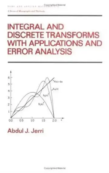 Cover of Integral and Discrete Transforms with Applications and Error Analysis