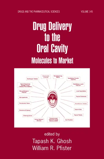 Cover of Drug Delivery to the Oral Cavity