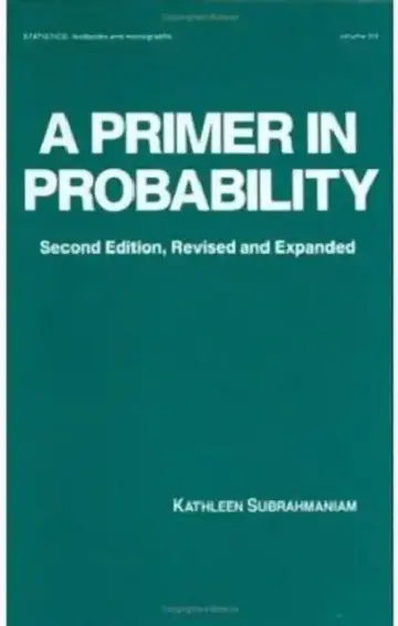 Cover of A Primer in Probability