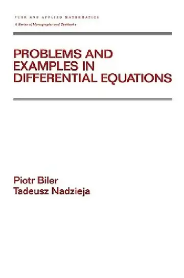 Cover of Problems and Examples in Differential Equations