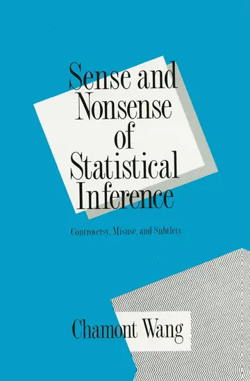 Cover of Sense and Nonsense of Statistical Inference