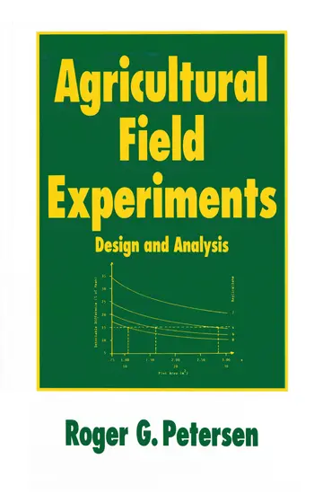 Cover of Agricultural Field Experiments