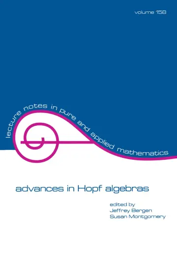 Cover of Advances in Hopf Algebras