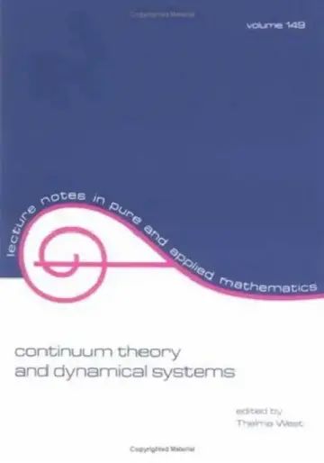 Cover of Continuum Theory & Dynamical Systems