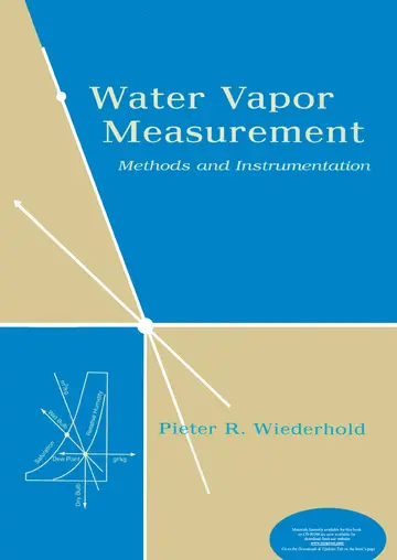 Cover of Water Vapor Measurement