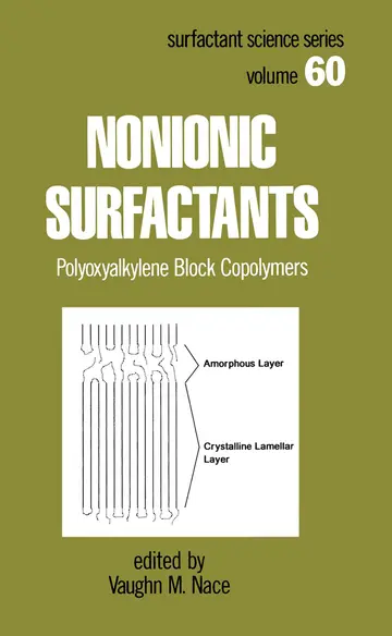 Cover of Nonionic Surfactants