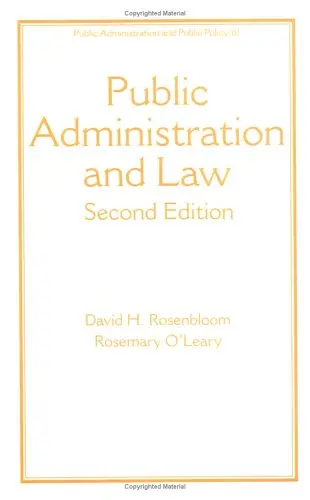 Cover of Public Administration and Law, Third Edition