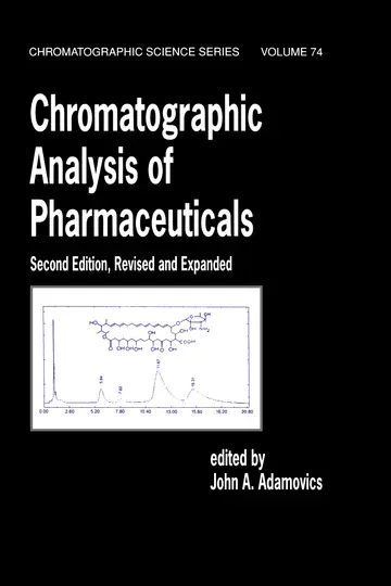 Cover of Chromatographic Analysis of Pharmaceuticals, 2Nd Edition, Revised and Expanded