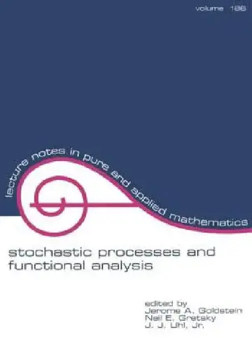 Cover of Stochastic Processes and Functional Analysis