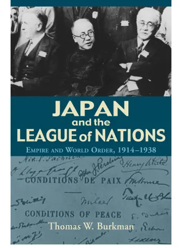 Cover of Japan and the League of Nations