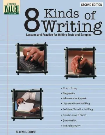 Cover of Eight Kinds of Writing