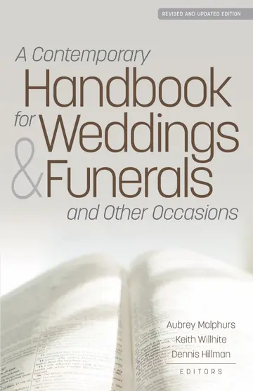 Cover of A Contemporary Handbook for Weddings & Funerals and Other Occasions