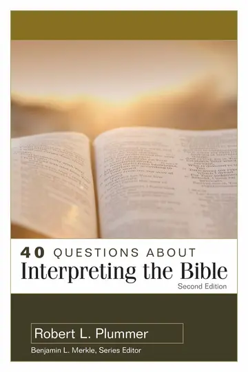 Cover of 40 Questions about Interpreting the Bible