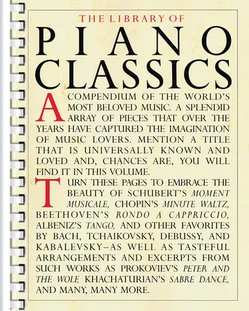 Cover of Library of Piano Classics