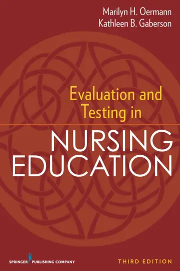 Cover of Evaluation and Testing in Nursing Education
