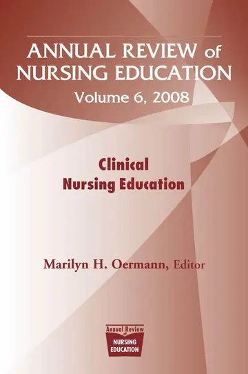Cover of Annual Review of Nursing Education v.6; Clinical Nursing Education