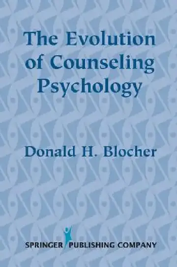 Cover of The Evolution of Counseling Psychology