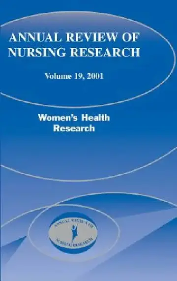 Cover of Annual Review of Nursing Research, Volume 19, 2001