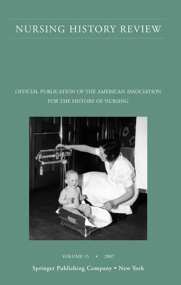 Cover of Nursing History Review v. 15