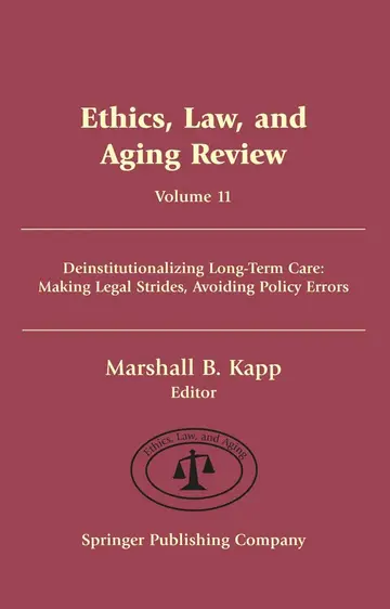 Cover of Ethics, Law and Aging Review