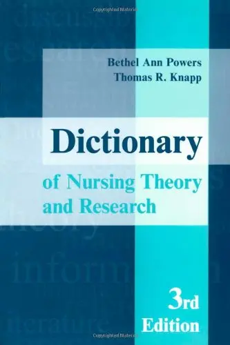 Cover of Dictionary of Nursing Theory and Research