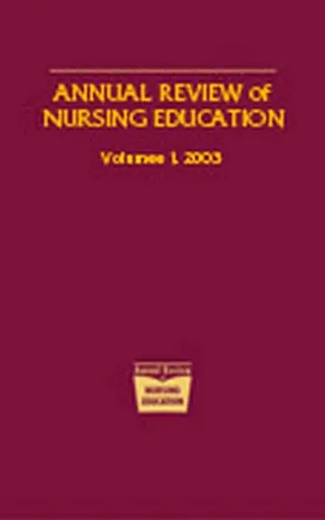 Cover of Annual Review of Nursing Education v. 1