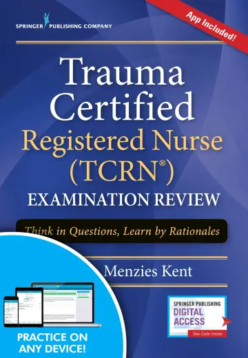 Cover of Trauma Certified Registered Nurse (TCRN) Examination Review Elist with App