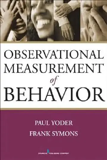 Cover of Observational Measurement of Behavior