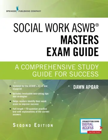 Cover of Social Work ASWB Masters Exam Guide