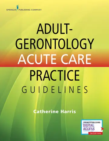Cover of Adult-Gerontology Acute Care Practice Guidelines