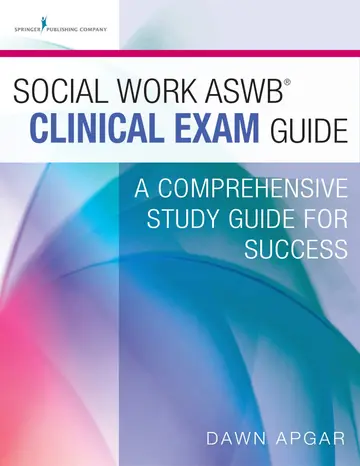 Cover of Social Work ASWB Clinical Exam Guide