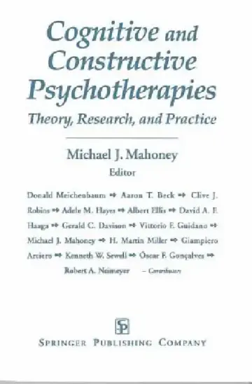 Cover of Cognitive and Constructive Psychotherapies
