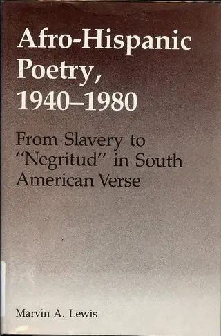 Cover of Afro-Hispanic Poetry 1940-80