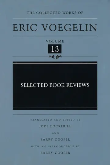 Cover of Selected Book Reviews