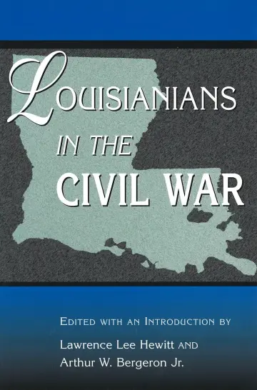 Cover of Louisianians in the Civil War