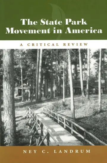 Cover of The State Park Movement in America