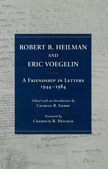 Cover of Robert B. Heilman and Eric Voegelin