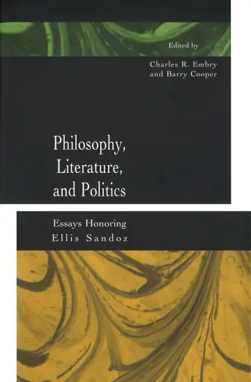 Cover of Philosophy, Literature, and Politics