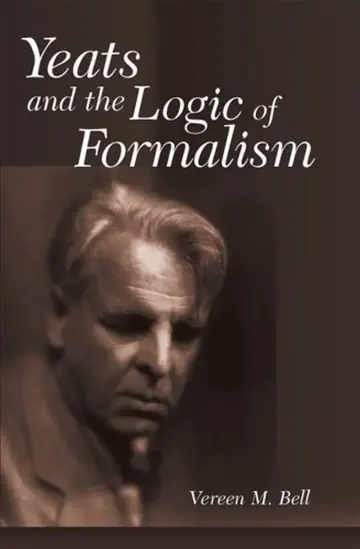 Cover of Yeats and the Logic of Formalism