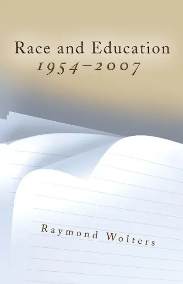 Cover of Race and Education, 1954-2007