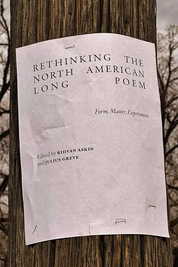 Cover of Rethinking the North American Long Poem