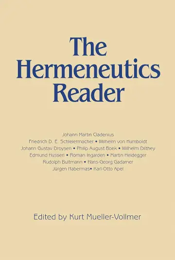 Cover of The Hermeneutics Reader