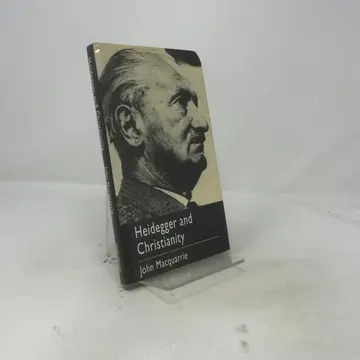 Cover of Heidegger and Christianity