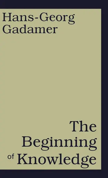 Cover of The Beginning of Knowledge