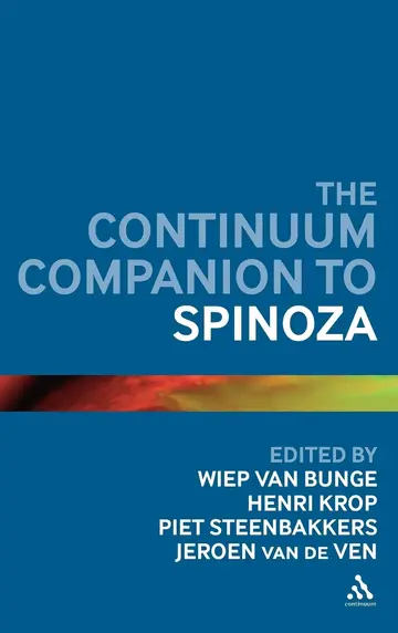 Cover of Continuum Companion to Spinoza