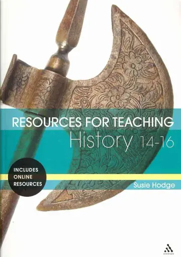 Cover of Resources for Teaching History